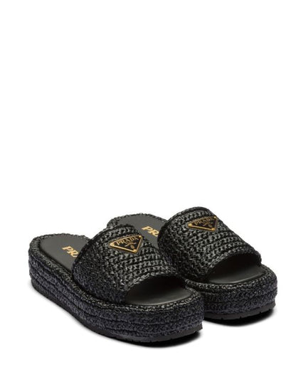 Prada
woven flatform sandals
