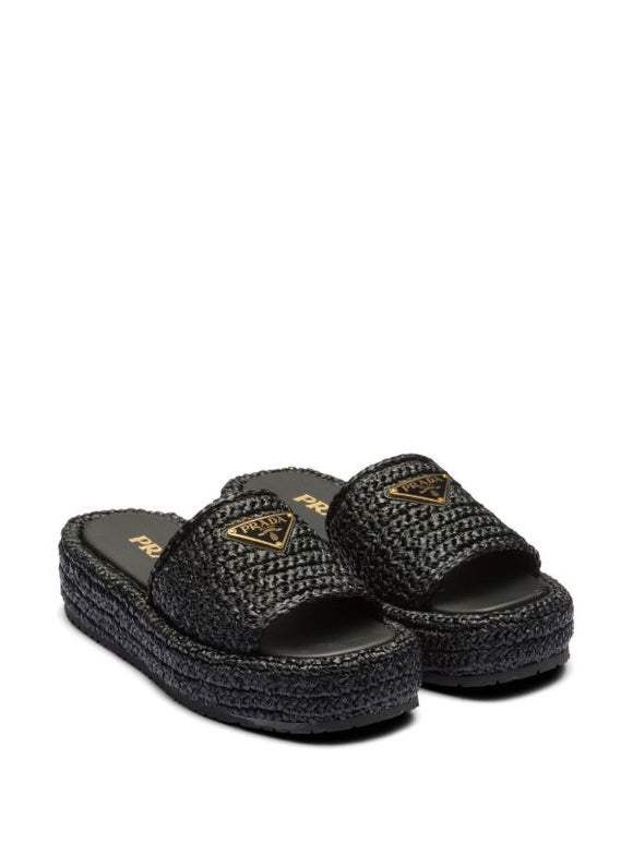 Prada
woven flatform sandals