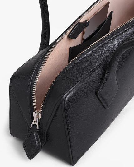 LE TECKEL MEDIUM BAG IN SHINY GOATSKIN