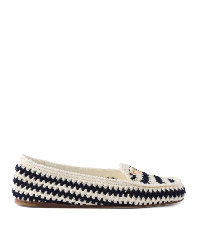 Prada
crochet loafers