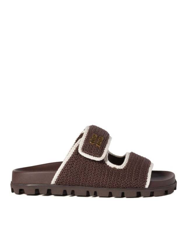Miu Miu
crochet-knit slides