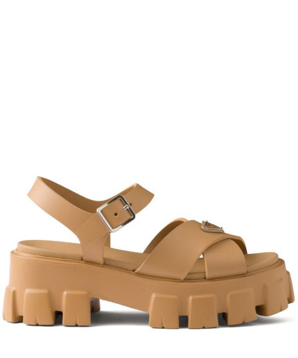 Prada
enamel triangle-logo sandals