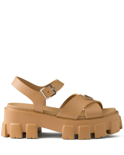 Prada
enamel triangle-logo sandals