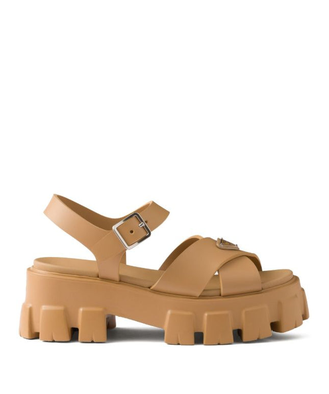 Prada
enamel triangle-logo sandals
