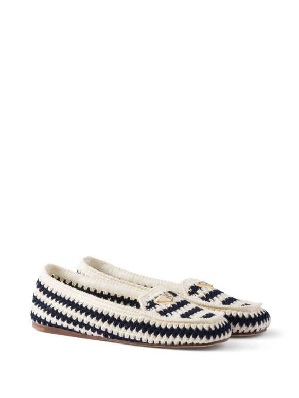 Prada
crochet loafers