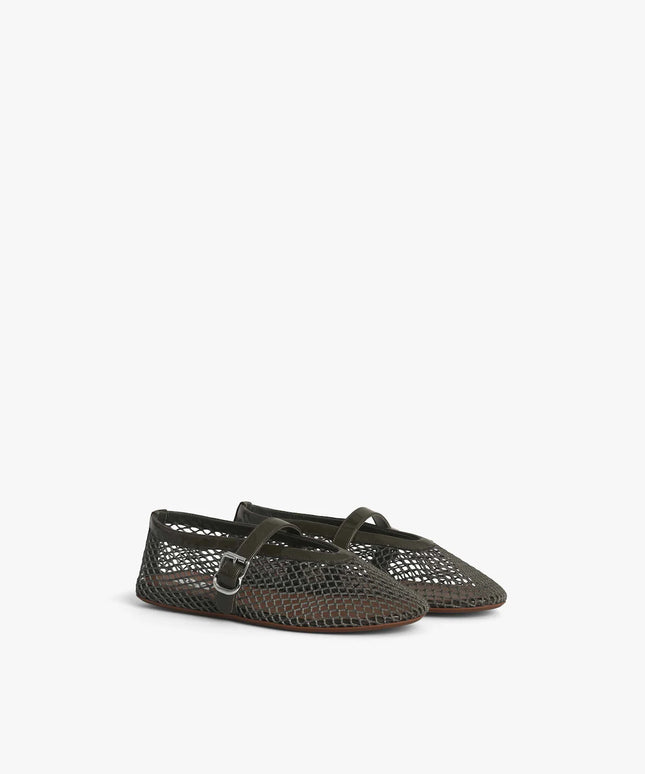 BALLET FLATS IN FISHNET