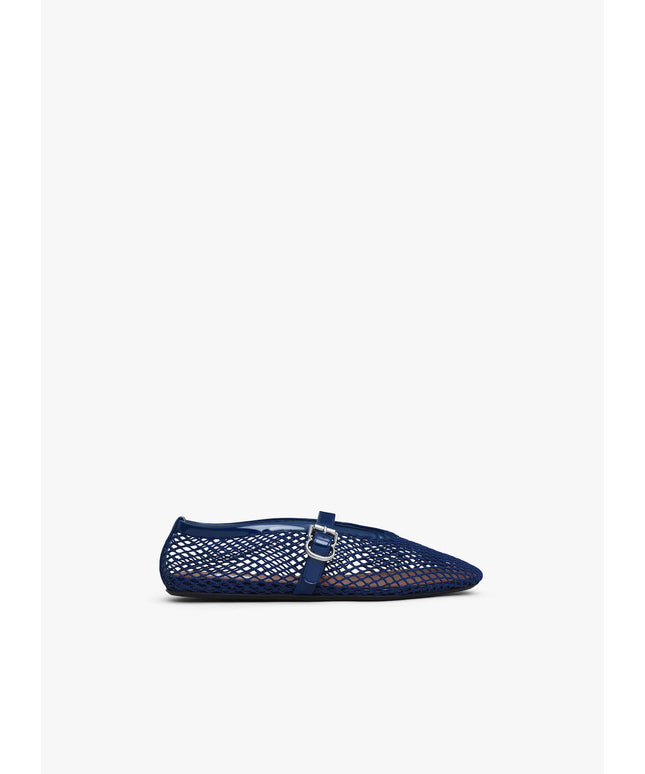 BALLET FLATS IN FISHNET