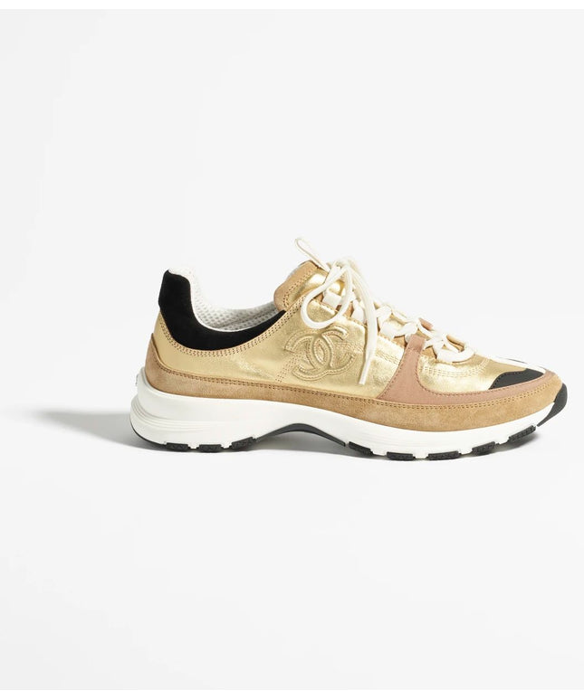 Chanel Laminated Calfskin & Suede
