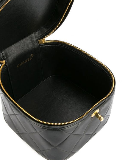 CHANEL Quilted Cosmetic Vanity Hand Bag