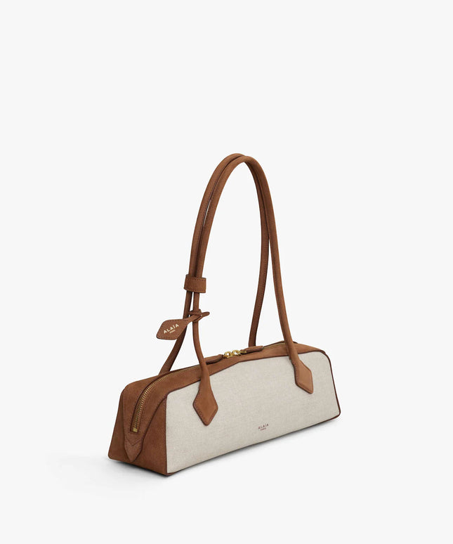 LE TECKEL MEDIUM BAG IN CANVAS AND NUBUCK