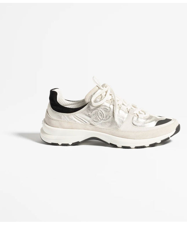 Chanel Laminated Calfskin & Suede