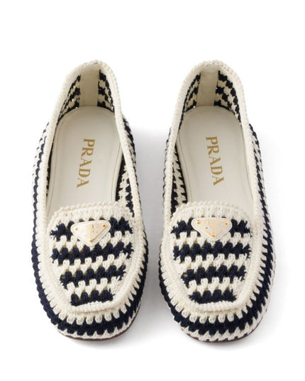 Prada
crochet loafers