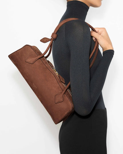 LE TECKEL MEDIUM BAG IN NUBUK CALFSKIN