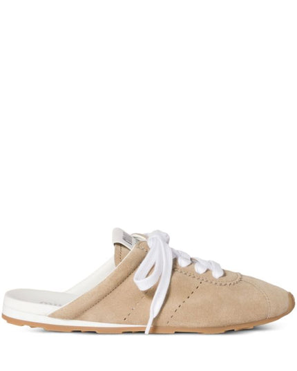 Miu Miu
Plume suede mules