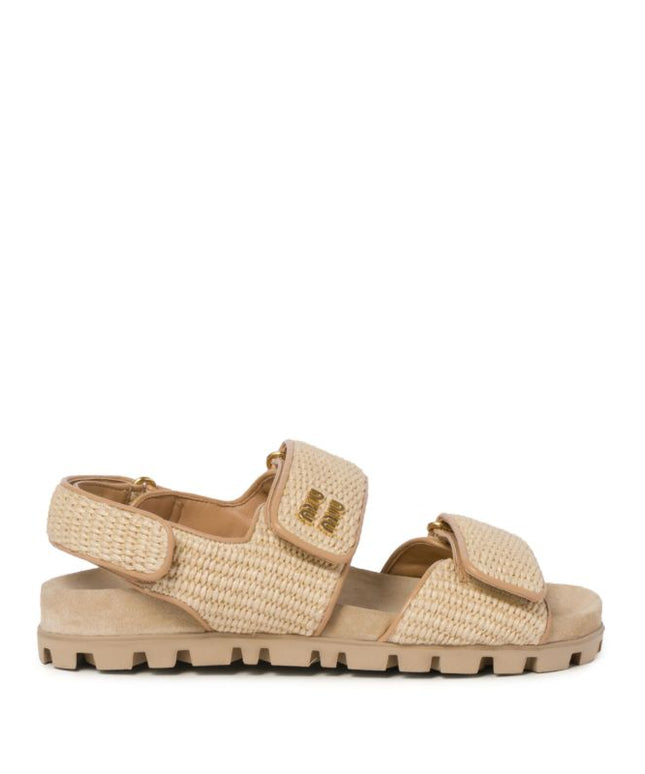 Miu Miu
double-strap woven sandals