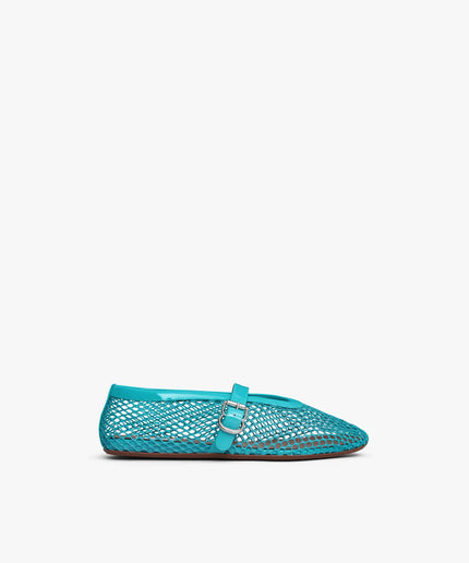BALLET FLATS IN FISHNET