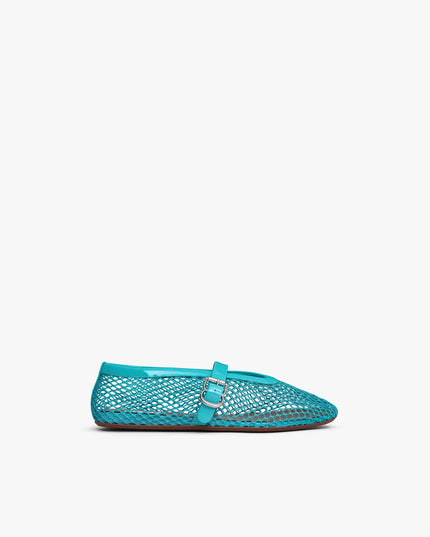 BALLET FLATS IN FISHNET