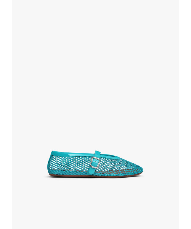 BALLET FLATS IN FISHNET