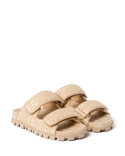 Miu Miu
touch-strap raffia sandals