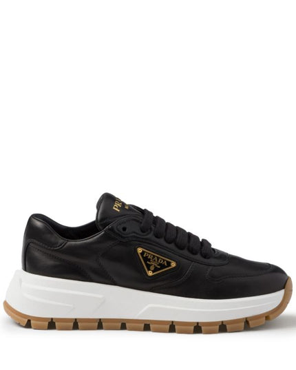 Prada
triangle-logo leather sneakers
