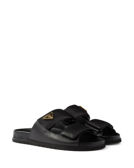 Prada
touch-strap leather sandals