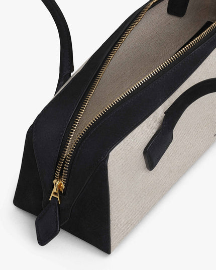 LE TECKEL MEDIUM BAG IN CANVAS AND NUBUCK