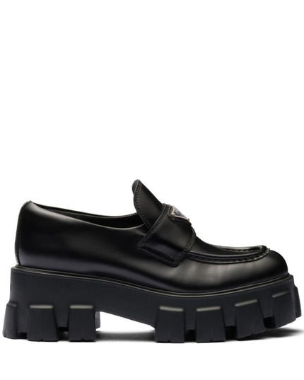 Prada
Monolith 55mm leather loafers