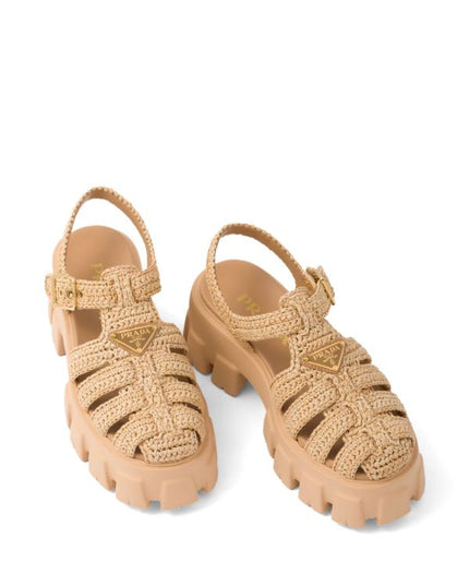 Prada
Monolith raffia sandals