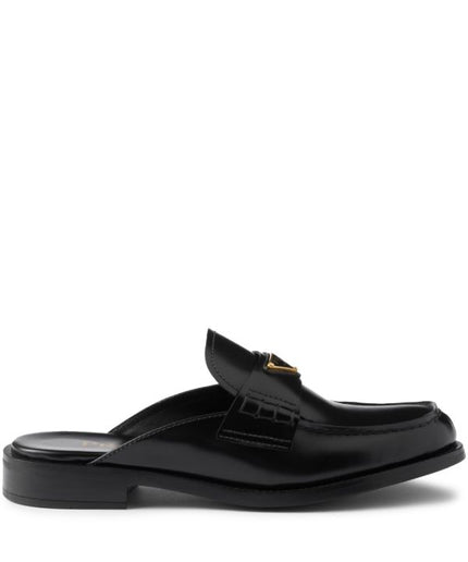 Prada
brushed leather mules