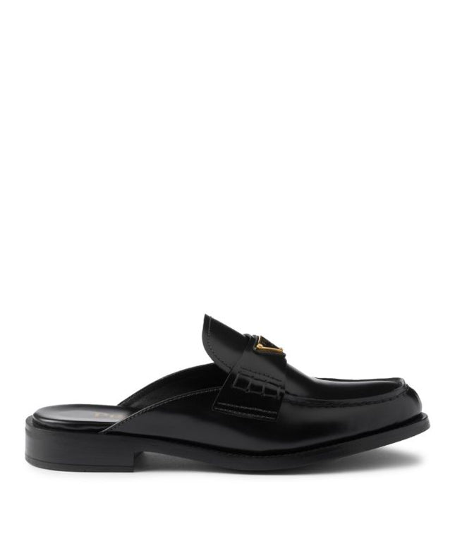 Prada
brushed leather mules