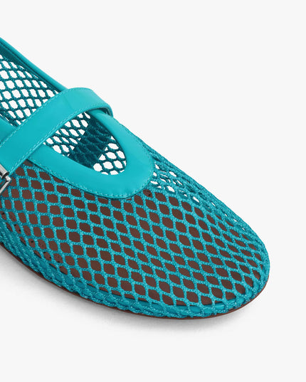BALLET FLATS IN FISHNET