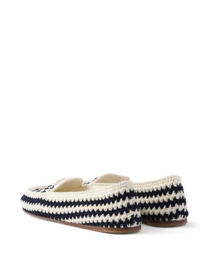 Prada
crochet loafers